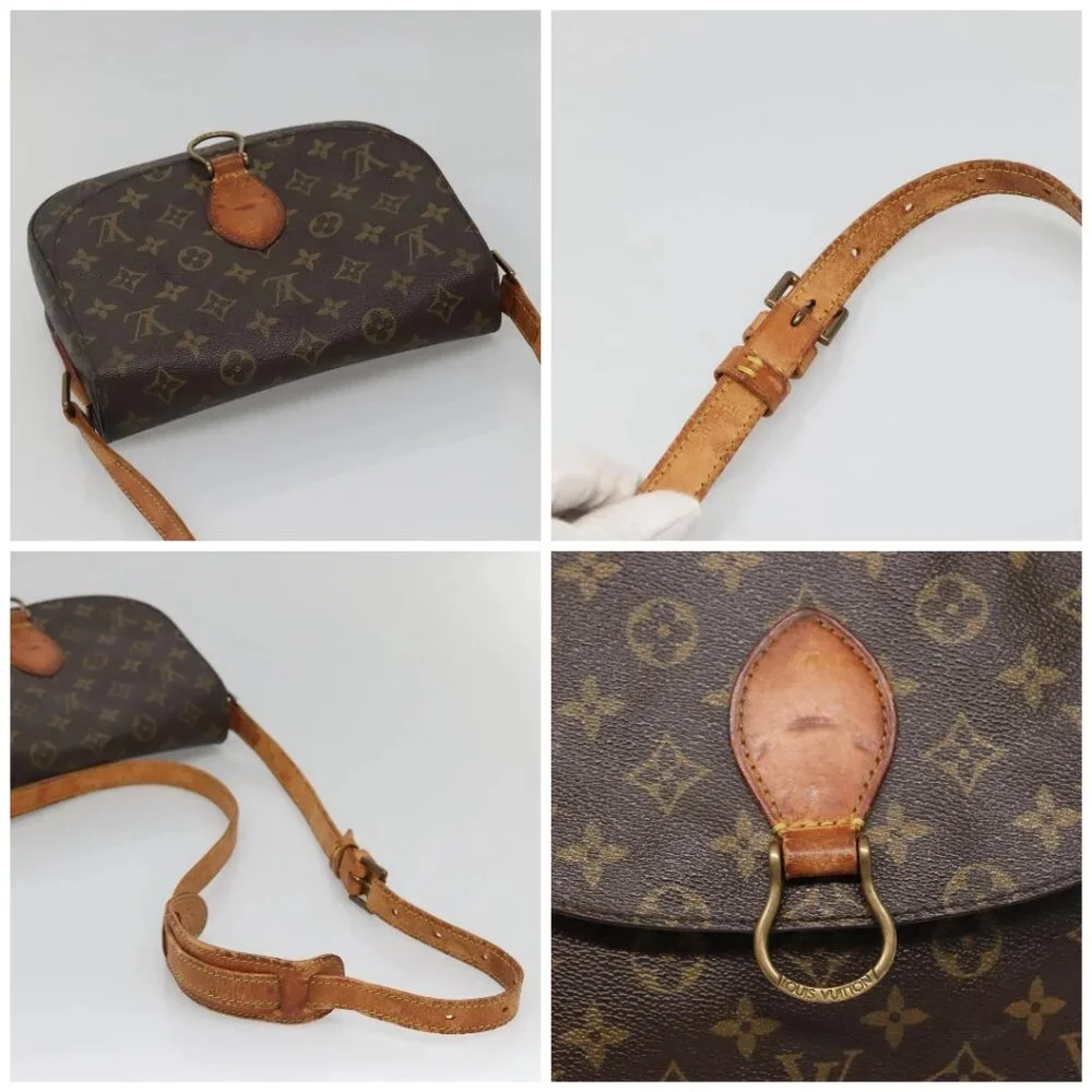 LOUIS VUITTON Monogram Saint Cloud GM Shoulder Bag M51242 LV Auth BA5140 - Picture 16 of 16